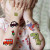 Army Green - Cute Small Bus Car Temporary Tattoos For Kids Boys Girls Baby Child Cute Dinosaur Tattoo Sticker Funny Fake Star Tatoo Face Hand By WTB