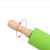 Chocolate - 1Pcs Non-Stick Wooden Handle Pin Pastry Dough Flour Roller Silicone Rolling Kitchen Baking Cooking Tools Christmas Rolling Pin By WTB