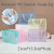 Yellow - 5 Color Waterproof Pvc Cosmetic Storage Bag Women Transparent Organizer For Makeup Pouch Compression Travelling Bath Bags By WTB