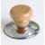 Light Yellow - High-Grade Solid Wood Pot Lid Handle Accessories Lid Button By WTB