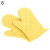 Yellow - Cotton Oven Mitt High Quality Heat Proof Resistant Protector Kitchen Cooking Pot Holder Glove Kitchen Bakeware By WTB
