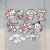 Antique Silver - Anime White Dog Patches For Clothing Kawaii Embroidered Patches On Clothes Stickers Diy Ironing Appliques Jacket Jeans Stripes By WTB