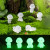 6Pcs Luminous Tree Elf Fairy Garden Decoration Mini Figurines 6 Types Little People Home Decor Accessories Micro Landscape By WTB