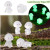 6Pcs Luminous Tree Elf Fairy Garden Decoration Mini Figurines 6 Types Little People Home Decor Accessories Micro Landscape By WTB