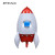 3D Rocket Balloon Self Standing Foil Balloon With Base Astronaut Balloon Rocket Balloon For Outer Space Party Decoration By WTB