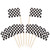24Pcs Checkered Racing Flag Toothpicks Cupcake Picks Toothpick Flag Dinner Flags Race Car Cake Toppers Decorations Party Supplie By WTB