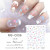 Sky Blue - 1Pcs 3D Cute Chulomi Melody Hello Kitty Cartoon Stickers For Nails Nail Accessories Mickey Mouse Barbie Princess Nail Stickers By WTB