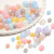 20/50Pcs 8/12Mm Acrylic Round Pearl Luster Beads For Earring Necklace Keychain Diy Jewelry Making By WTB