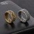 Vintage Punk Braided Twist Rings Creative Infinite Interweaving Male Rock Ring Ancient Golden Party Jewelry Gift For Friends By WTB