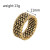 Vintage Punk Braided Twist Rings Creative Infinite Interweaving Male Rock Ring Ancient Golden Party Jewelry Gift For Friends By WTB