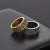 Vintage Punk Braided Twist Rings Creative Infinite Interweaving Male Rock Ring Ancient Golden Party Jewelry Gift For Friends By WTB
