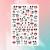 Watermelon Red - 1Pcs Disney Cartoon Nail Stickers Wholesale Waterproof Paste Nail Art Sticker Princess Mickey Anime Series Nail Decoration By WTB