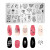 1Pc Cute Animal Nail Stamping Plates Cartoon Character Polish Nail Stamp Nail Art Template Image Plate Art Stencils For Stamping By WTB