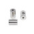 White - 10Pcs Brooch Pin Safe Keepers Pin Locks Locking Pin Backs With Wrench Tools K3Nd By WTB