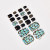 Black - 22 Tips/Sheet Loveliness Minimalist Design Fashion Nail Stickers Nail Decoration Self Adhesive Nail Sticker Nail Decoration By WTB