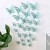 Chocolate - 12 Pieces 3D Hollow Butterfly Wall Sticker Bedroom Living Room Home Decoration Paper Butterfly By WTB