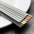 Gold - 304 Stainless Steel Metal Chopsticks Tableware 1 Pair Non-Slip Chinese Chopstick Sushi Sticks Flatware Kitchen Accessories By WTB
