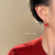 Metal Red Wine - Chinese Style New Year Earrings Heart God Of Wealth Snake Year Drop Earring Tassels Ear Decor 2025 Women Earrings Women By WTB
