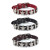 Metal Red, Length: 25.5Cm - E0Bf Goth Vintage Star Leather Alloy Bracelets For Women Men Gothic Retro Couple Bracelet Rock Party Jewelry Accessory-Decor By WTB