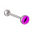 Metal Gold-Color, Main Stone White, Shape\Pattern: Straight Barbell, Body Jewelry Type: Tongue Rings, Body Jewelry Application Area: Oral - 5X Multicolour Eye Shape Steel 16/19/22Mm Tongue Bar Barbell Ring 5Mm 7Mm Ball Body Piercing Jeweller By WTB