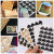 Sky Blue - 120 Pcs/Lot 5 Sheets Diy Self-Adhesive Vintage Kraft Paper Stickers For Photo Album Corner Frame Scrapbooking Picture Decoration By WTB