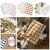 Pink - 120 Pcs/Lot 5 Sheets Diy Self-Adhesive Vintage Kraft Paper Stickers For Photo Album Corner Frame Scrapbooking Picture Decoration By WTB