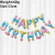 13Pc Happy Birthday Balloons Party Decoration Gold Black Blue Letter Foil Ballons Birthday Balloon Set For Boys By WTB