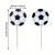 Dark Gray - 24/48Pcs Football Cake Decoration Football Cupcake Topper Soccer Theme Cake Topper Kids Birthday Party Supplies By WTB