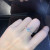 Main Stone Blue, Ring Size: 5 - Huitan Classic 4 Claws Design Round Zirconia Women Wedding Engagement Rings 3 Colors Available Low-Key Bridal Jewelry Hot Sale By WTB