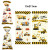 Construction Truck Bags Excavator Theme Party Supplies Cookie Candy Bags Engineering Vehicle Birthday Party Favors By WTB