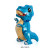3D Standing Dinosaur Balloon Cartoon T Rex Dino Foil Balloon For Party Decoration Kids Birthday Party Supplies By WTB