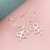 Gem Cinnamon - 925 Silver Heart Shape Earrings Women Exquisite Student Jewelry Accessories By WTB