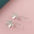 Gem Multi - 925 Silver Heart Shape Earrings Women Exquisite Student Jewelry Accessories By WTB
