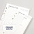 Fromthenon Minimalist Loose Leaf Inner Core A6 Basic Function Inner Page Collection Replacement Core By WTB