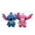 Purple - 25Cm 22Cm 12.5Cm Stitch Angel Plush Cute Anime Cartoon Toys Dolls Plush Car Desk Decoration Birthday Gifts For Children Kid Fan By WTB