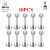 10Pcs G23 Titanium Labret Piercing Lip Ring 16G F136 Internal Thread Nose Stud Earring Tragus Helix Cartilage Piercing Jewelry By WTB