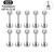 10Pcs Astm F136 G23 Titanium Piercing Labret Lip Ring Stud Earring Cz Ear Tragus Cartilage Helix Daith Pierc Jewelry 16/18/20G By WTB