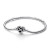 925 Silver Heart Snake Chain Bracelet For Women Infinite Knot Butterfly Infinity Clasp Femme Bracelet Bangles Jewelry Gift By WTB