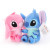 Gray - 25Cm 18Cm 12.5Cm Stitch Angel Plush Cute Anime Cartoon Toys Dolls Plush Car Desk Decoration Birthday Gifts For Children Kid Fan By WTB