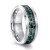 8Mm Tungsten Mens Ring Chamfered Inlaid Carbon Fiber Stainless Steel Ring For Women Wedding Band Couples Jewelry Accessories By WTB