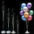 Silver - 7Tubes Balloons Stand Balloon Holder Column Confetti Balloon Baby Shower Kids Birthday Party Wedding Decoration Supplies By WTB