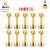 Metal Gold-Color, Ships From: China, Main Stone Silver - 10Pcs G23 Titanium Labret Piercing Lip Ring 16G F136 Internal Thread Nose Stud Earring Tragus Helix Cartilage Piercing Jewelry By WTB