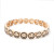 Metal Antique Copper Plated, Ships From: China, Diameter: 50-52Mm - 2024 New Rhinestone Happy Bangle For Women Diamond Hand Accessory By WTB