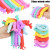 Fluorescence Yellow - 6-24Pcs Funny Unicorn Pull Worm Stretch String Tpr Rope Children Anti Stress Fidget Toys Birthday Party Favors Gifts For Guests By WTB