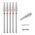 Khaki - 5Pcs/Lot Diamond Nail Bits Tornado Flame Cuticle Drill Bit Pro Russian Electric File Bits For Nail Manicure And Pedicure 3/32'' By WTB
