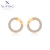 Metal Gold-Color, Main Stone White - Xuping Jewelry Fashion Ð¡?ÂµñÑð³Ð¸ Charm Simple Gold Color Earrings For Women Girl Party Copper Alloy Exquisite Gift X000463287 By WTB