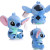 Red - 12Cm 20Cm 25Cm Stitch Stuffed Plush Models Cartoon Stuffed Plush Dolls Anime Plush Baby Toys Kawaii Kids Birthday Gift By WTB