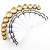 Metal Rose Gold Color - 24Pcs/Lot Acrylic Septum Stretching Kit Sector Expander Stainless Steel Ear Stretching Kit 10Mm To 20Mm Ear Plugs And Tunnels By WTB