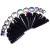 Metal Rose Gold Color - 24Pcs/Lot Acrylic Septum Stretching Kit Sector Expander Stainless Steel Ear Stretching Kit 10Mm To 20Mm Ear Plugs And Tunnels By WTB