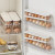 White - Bilayer Fridge Egg Storage Box Automatic Rolling Eggs Holder Rack Ladder Style Refrigerator Eggs Dispenser Egg Organizers Holder By WTB
